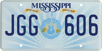 MS license plate JGG606
