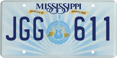 MS license plate JGG611