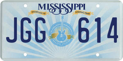 MS license plate JGG614