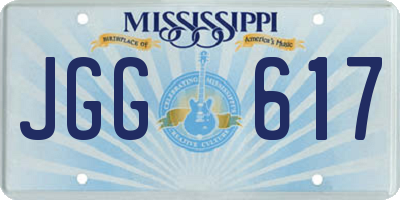 MS license plate JGG617