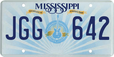 MS license plate JGG642