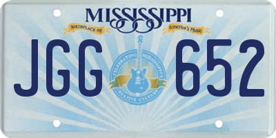 MS license plate JGG652