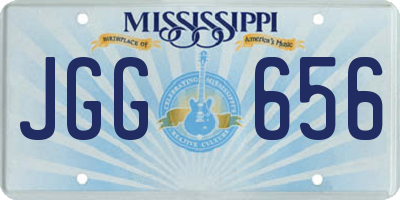 MS license plate JGG656
