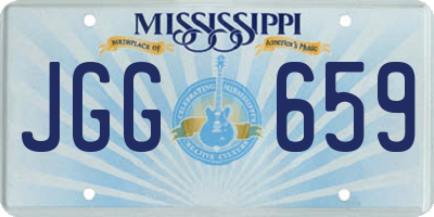 MS license plate JGG659
