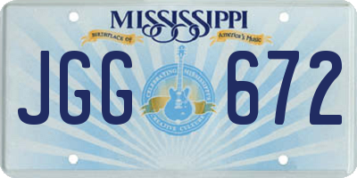 MS license plate JGG672