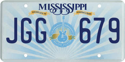MS license plate JGG679
