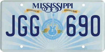 MS license plate JGG690