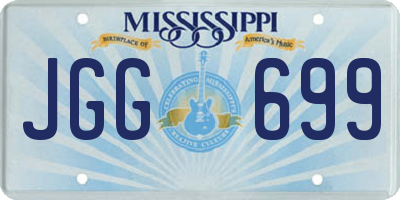 MS license plate JGG699