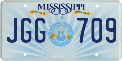 MS license plate JGG709