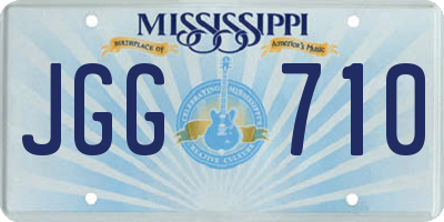 MS license plate JGG710