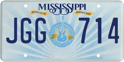 MS license plate JGG714