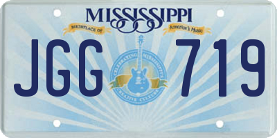 MS license plate JGG719