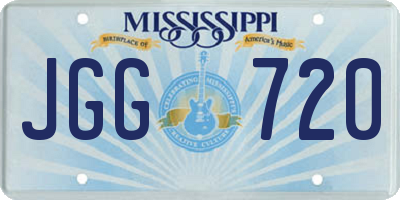 MS license plate JGG720