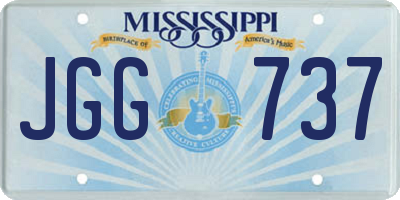 MS license plate JGG737