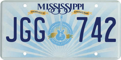 MS license plate JGG742