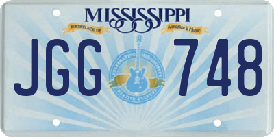 MS license plate JGG748