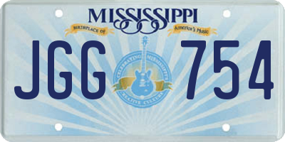 MS license plate JGG754