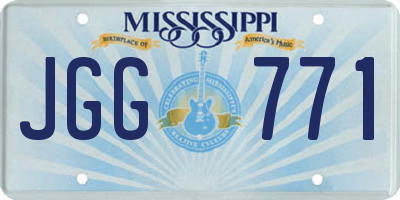 MS license plate JGG771