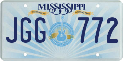 MS license plate JGG772