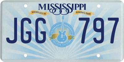 MS license plate JGG797