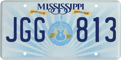 MS license plate JGG813