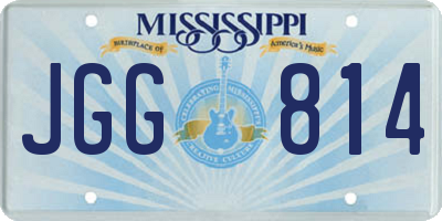 MS license plate JGG814