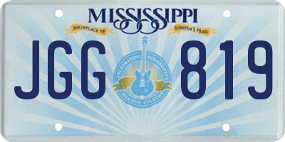 MS license plate JGG819
