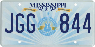 MS license plate JGG844