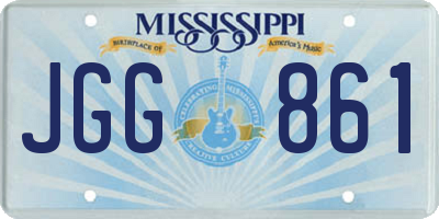 MS license plate JGG861