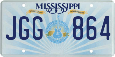 MS license plate JGG864