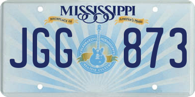 MS license plate JGG873