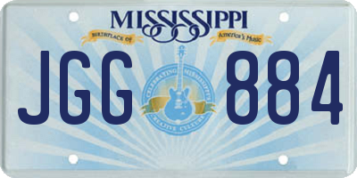 MS license plate JGG884