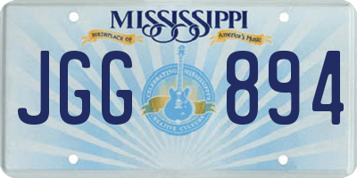 MS license plate JGG894