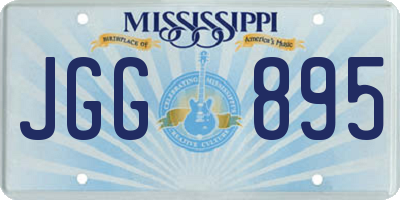 MS license plate JGG895