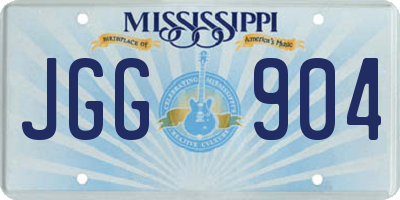 MS license plate JGG904