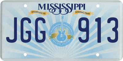 MS license plate JGG913