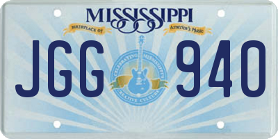 MS license plate JGG940