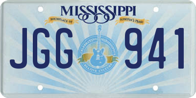 MS license plate JGG941