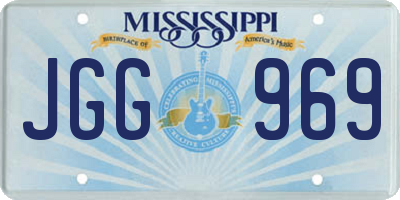 MS license plate JGG969