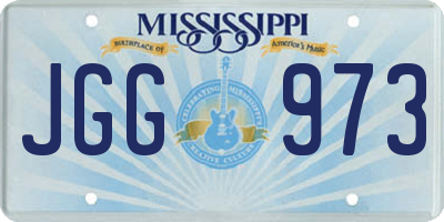 MS license plate JGG973