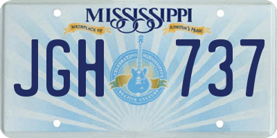 MS license plate JGH737