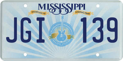 MS license plate JGI139