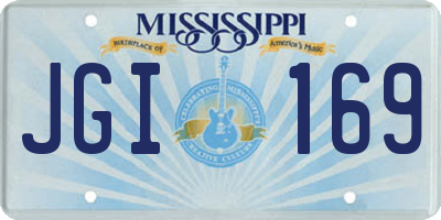 MS license plate JGI169
