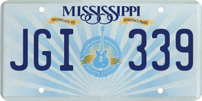 MS license plate JGI339