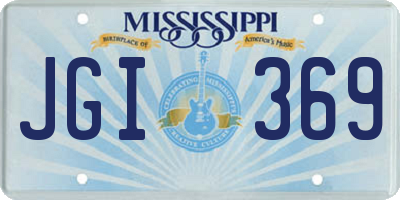 MS license plate JGI369
