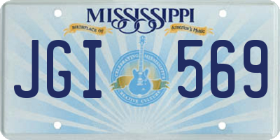 MS license plate JGI569