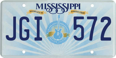 MS license plate JGI572