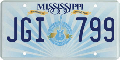 MS license plate JGI799