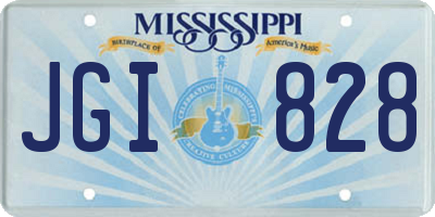 MS license plate JGI828