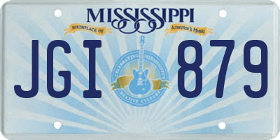 MS license plate JGI879